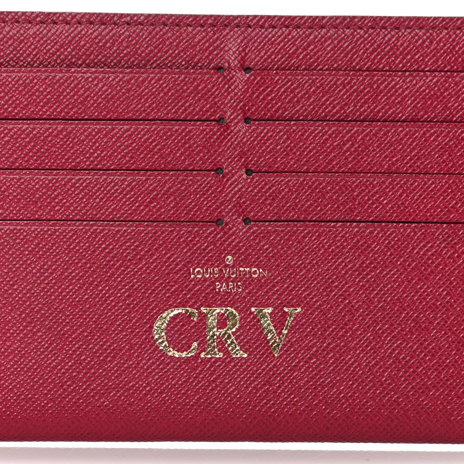 Louis Vuitton Calfskin Felicie Card Holder Insert Fuchsia 6 of 6