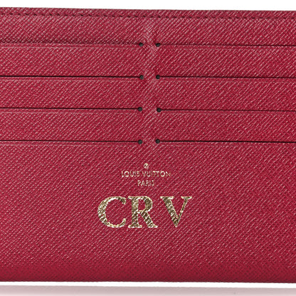Louis Vuitton Calfskin Felicie Card Holder Insert Fuchsia 6 of 6