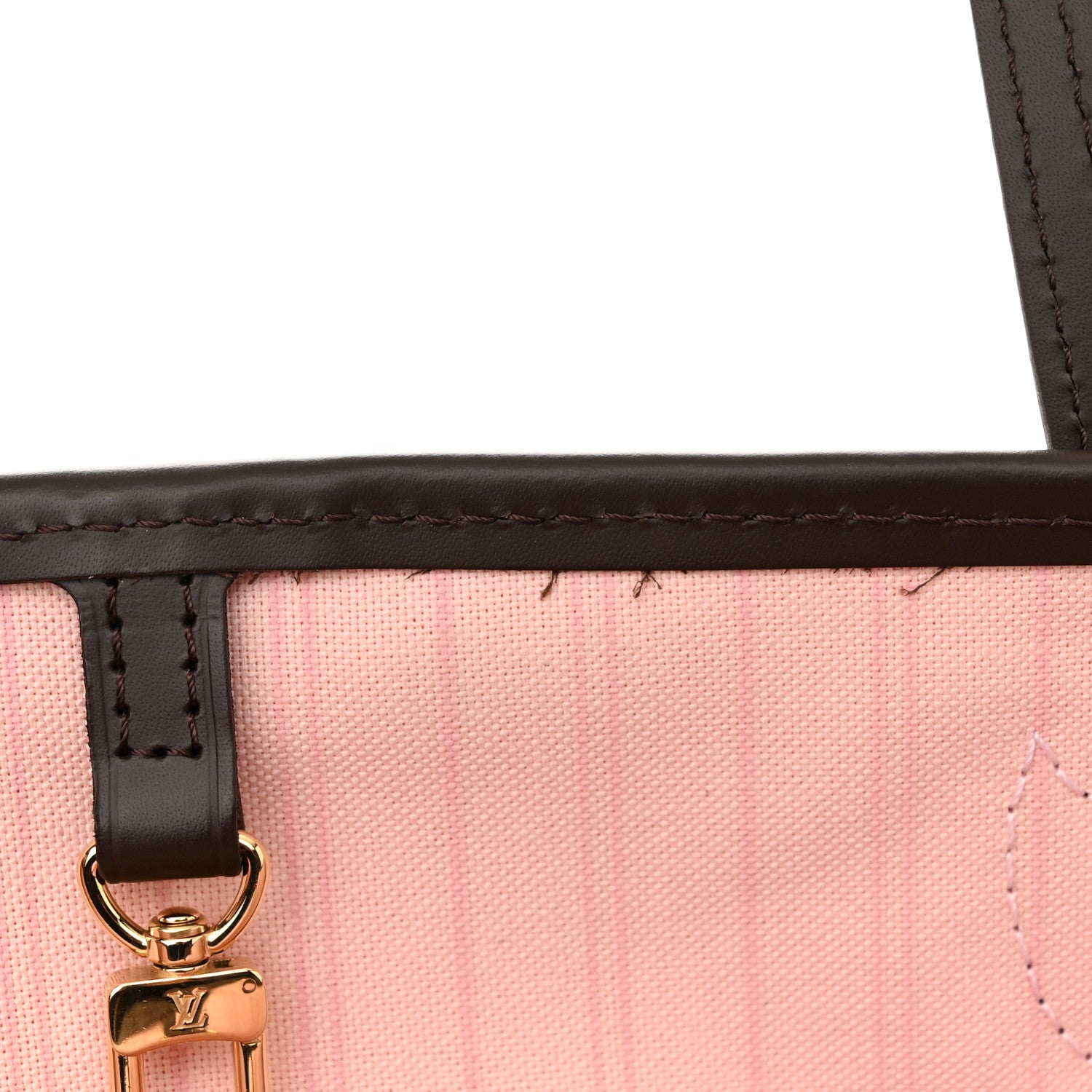 Louis Vuitton Damier Ebene Neo Neverfull MM Rose Ballerine 11 of 11