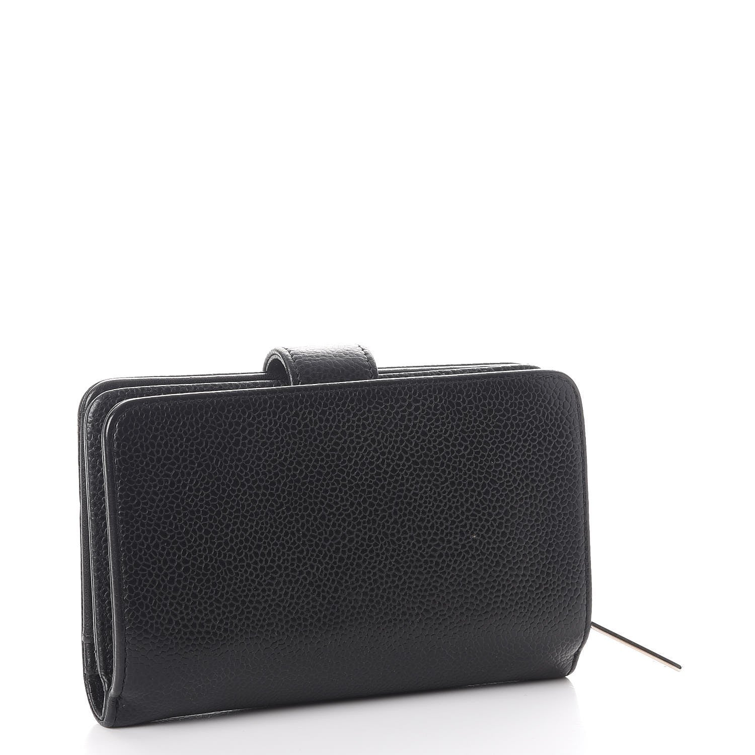 Chanel Caviar Timeless CC Zipped Pocket Wallet Black 3 of 10