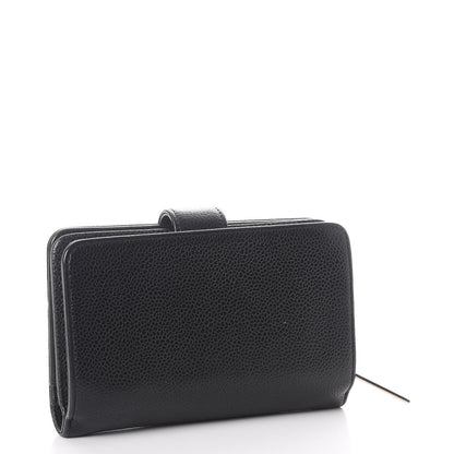 Chanel Caviar Timeless CC Zipped Pocket Wallet Black 3 of 10