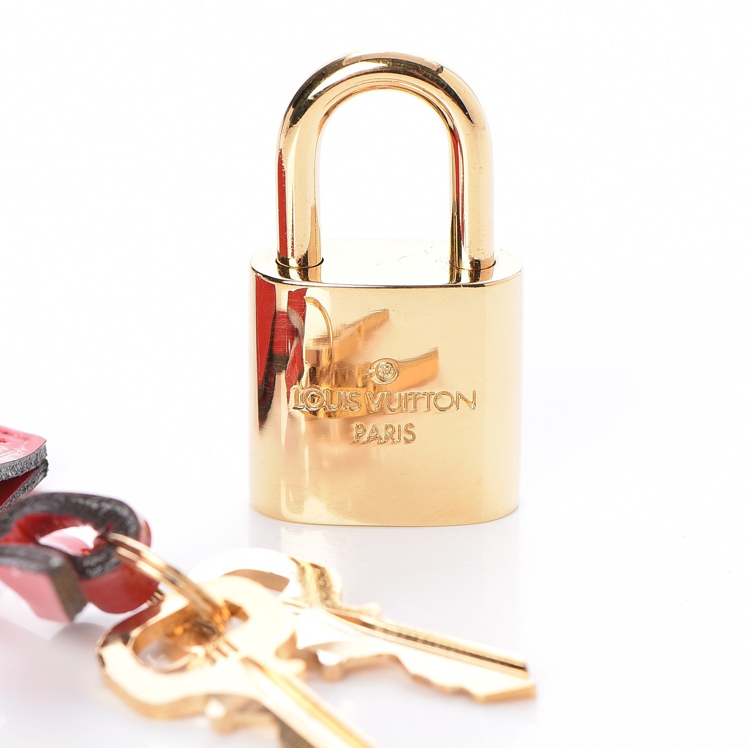 Louis Vuitton Vernis Lockit Clochette Key Bell Holder and Lock Set