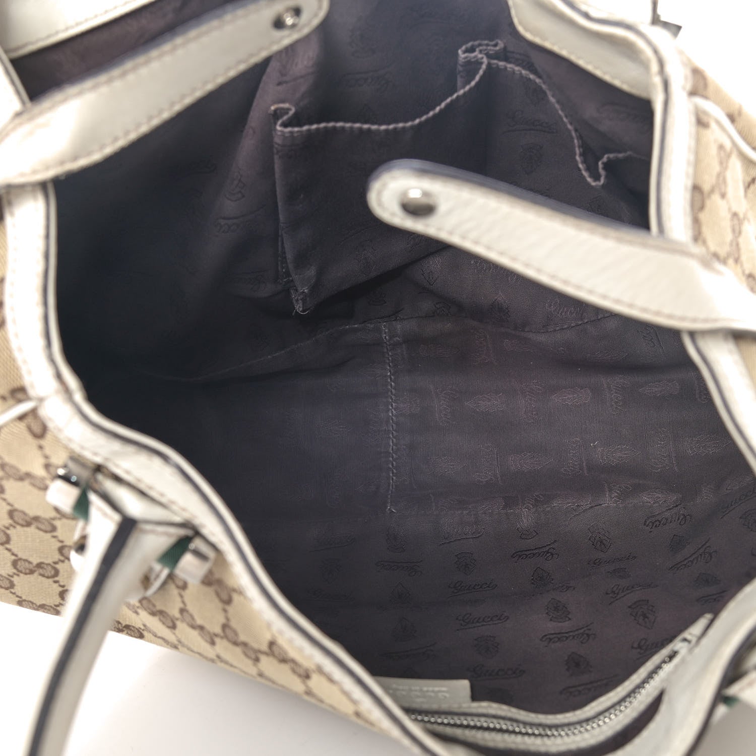 Gucci Monogram Match Ball Shoulder Bag White 4 of 15