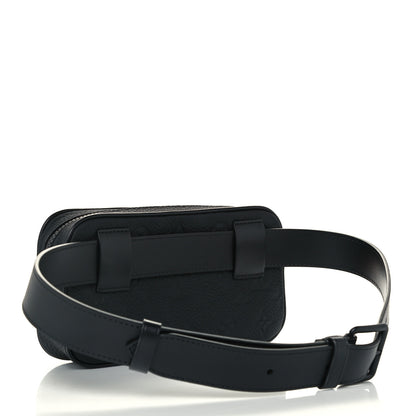 Louis Vuitton Taurillon Monogram Uniformes Solar Ray Soft Pochette Volga Belt Bag Black 3 of 10