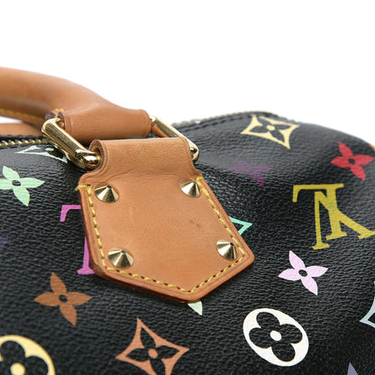 Louis Vuitton Monogram Multicolor Speedy 30 Black 4 of 6