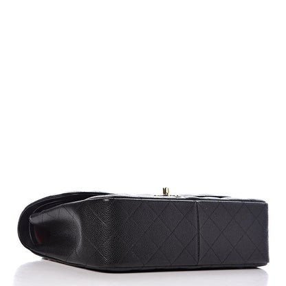 Chanel Caviar Quilted Jumbo Double Flap Black 4 of 10