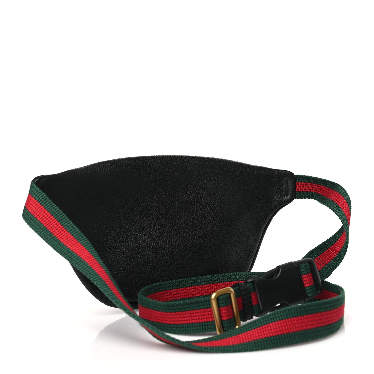 Gucci Grained Calfskin Small Logo Belt Bag Black 3 of 10