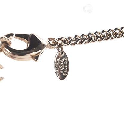 Chanel Pearl CC Pendant Necklace Gold 4 of 6
