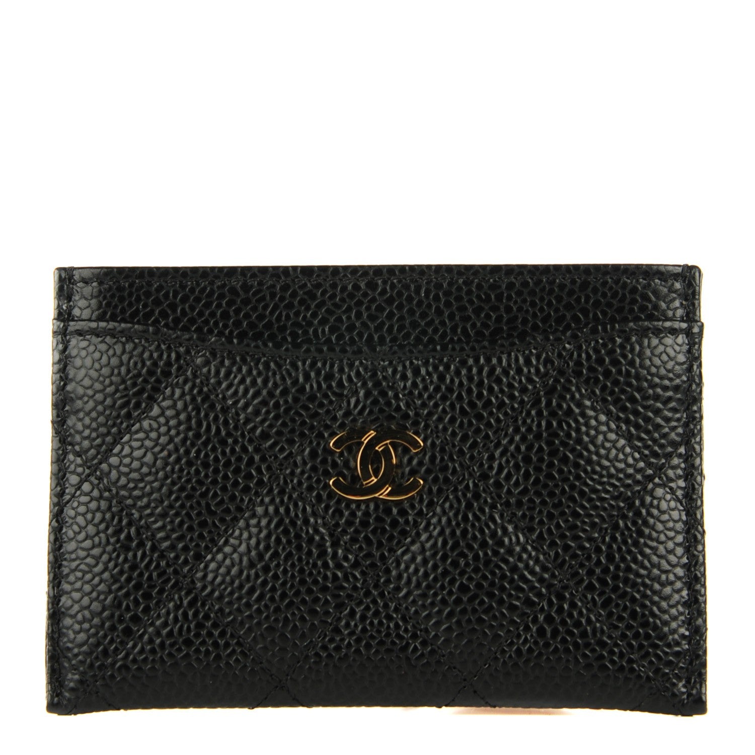 Chanel Caviar Quilted Card Holder Black 1 of 8