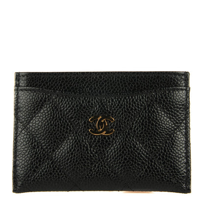 Chanel Caviar Quilted Card Holder Black 1 of 8
