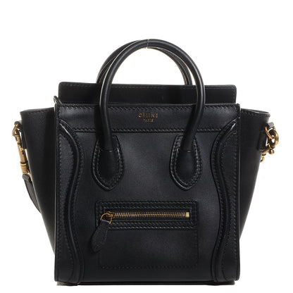 Celine Smooth Calfskin Nano Luggage Black 1 of 8