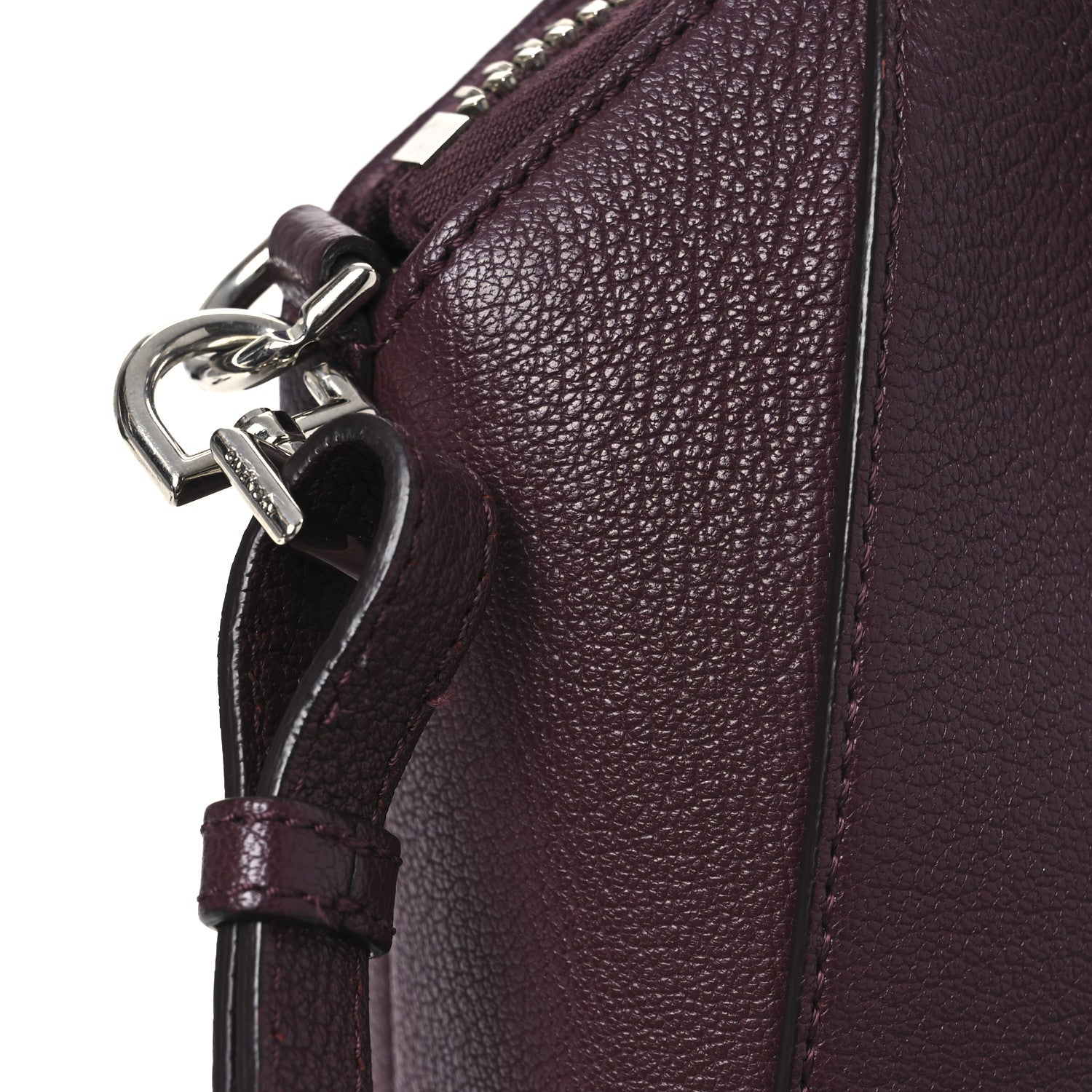 Givenchy Sugar Goatskin Mini Antigona Oxblood 12 of 13