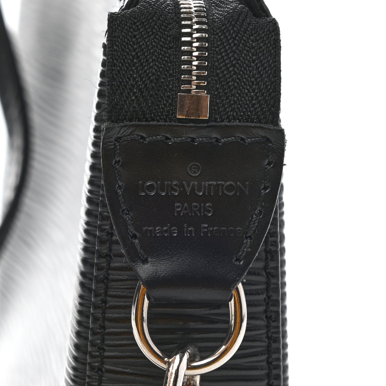 Louis Vuitton Epi Pochette Accessories NM Black 6 of 7