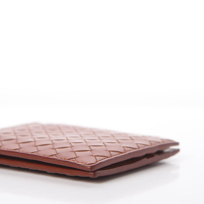 Bottega Veneta Calfskin Intrecciato Bi-Fold Wallet With Money Clip Brique 5 of 13