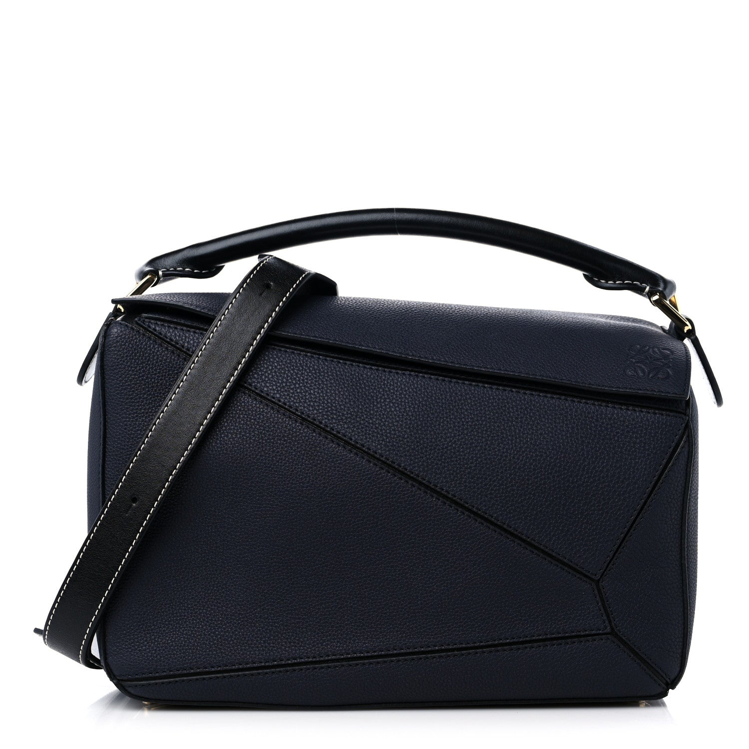 Loewe Calfskin Medium Puzzle Bag Midnight Blue 1 of 8