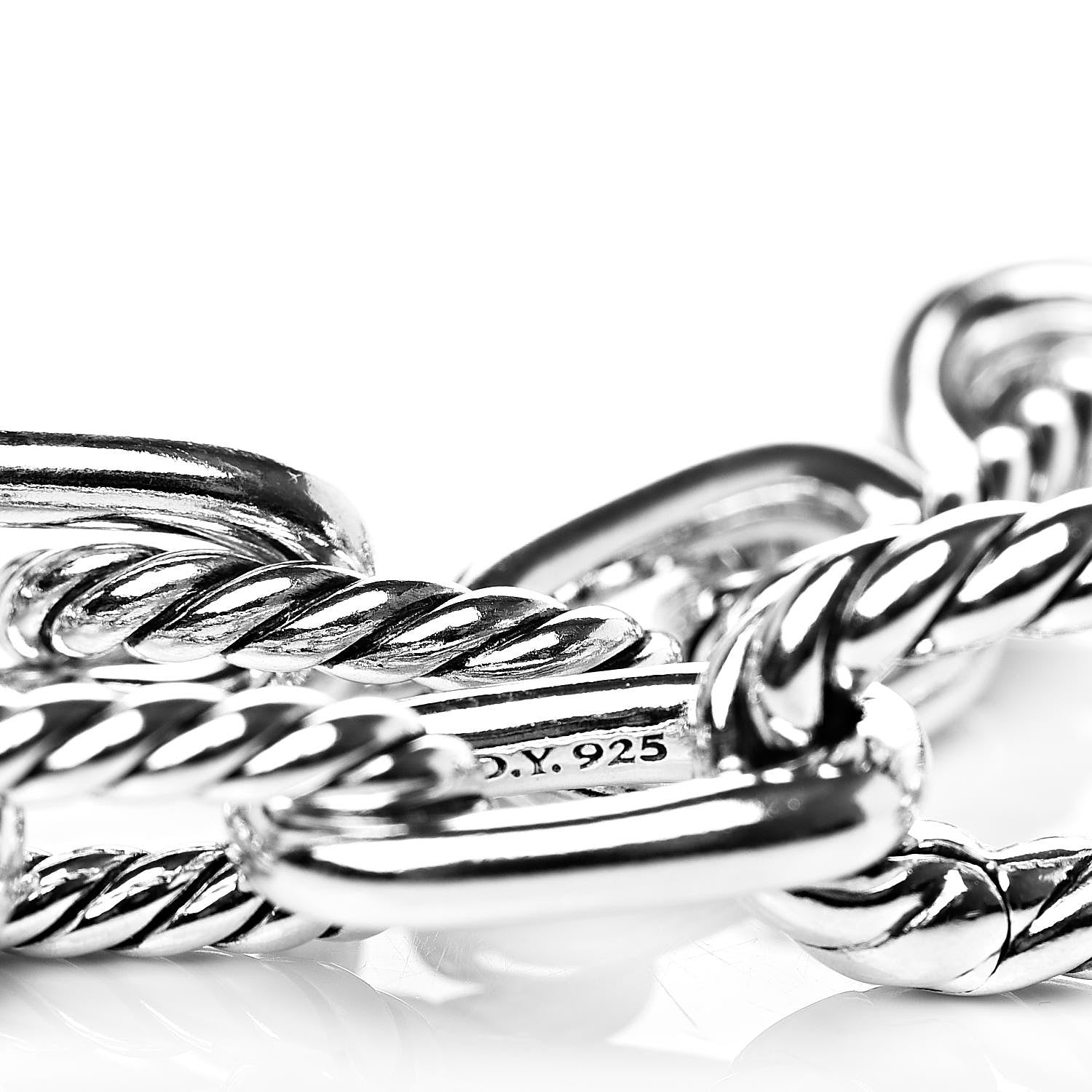 David Yurman Sterling Silver 11mm Madison Chain Bracelet 4 of 4