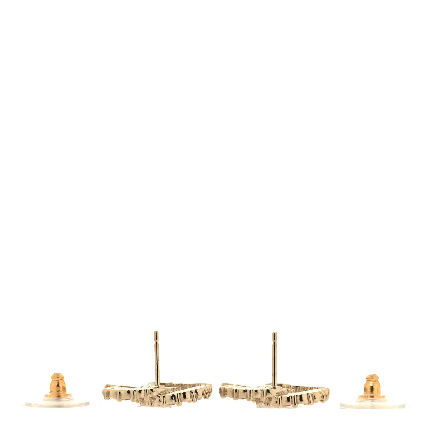 Crystal Over The Rainbow CC Earrings Gold Multicolor