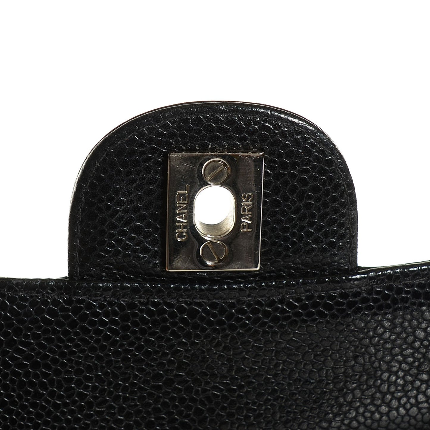 Caviar Quilted Jumbo Single Flap Black