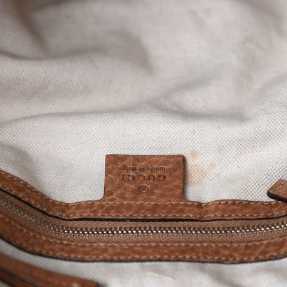 Gucci Pebbled Calfskin Medium Miss GG Top Handle Bag Light Cuir 7 of 13