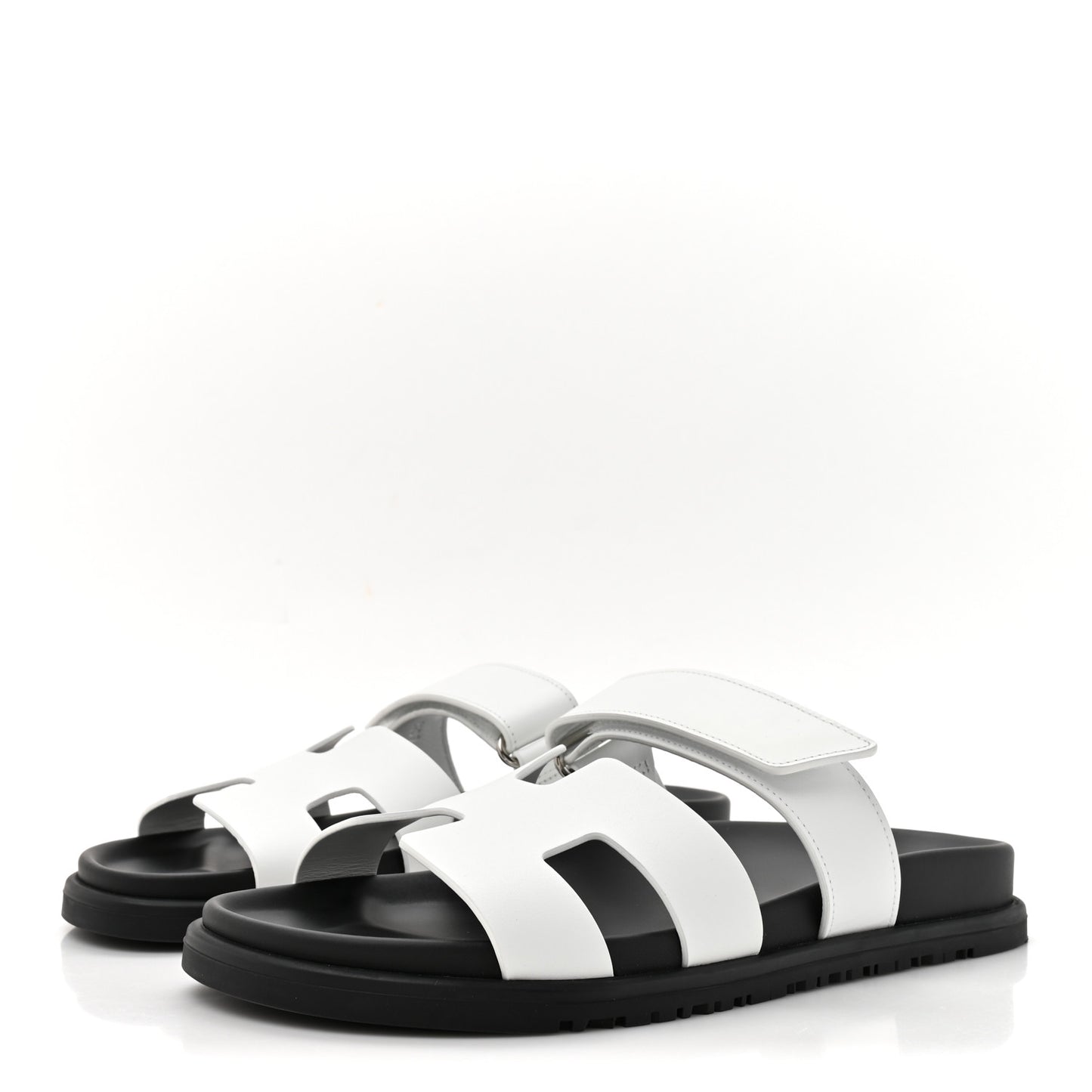Calfskin Womens Chypre Sandals 38 White