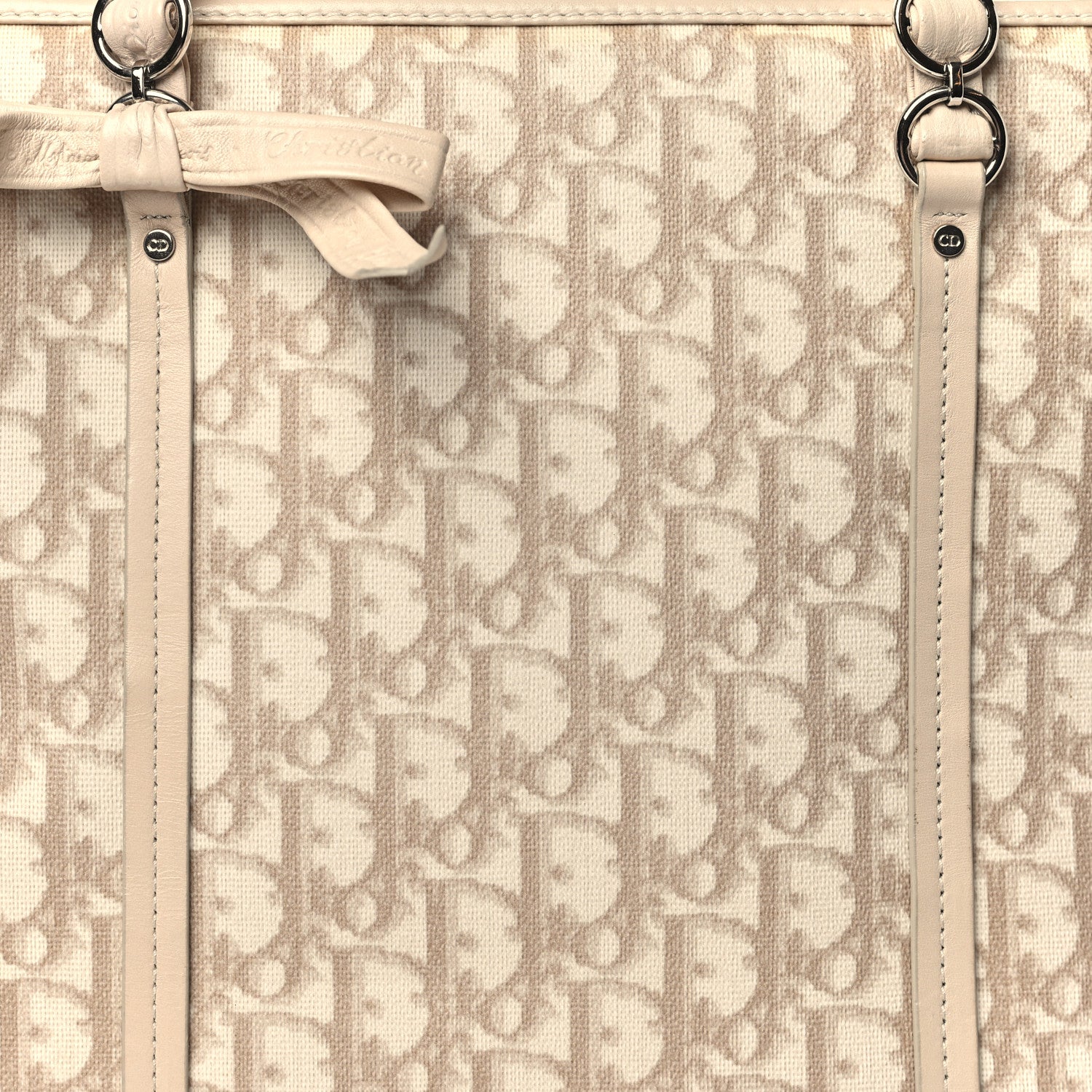 Christian Dior Monogram Trotter Romantique Tote Beige 8 of 14
