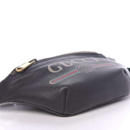 Gucci Grained Calfskin Small Logo Belt Bag Black 8 of 11