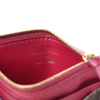 Louis Vuitton Monogram Zipped Card Holder Fuchsia 5 of 7
