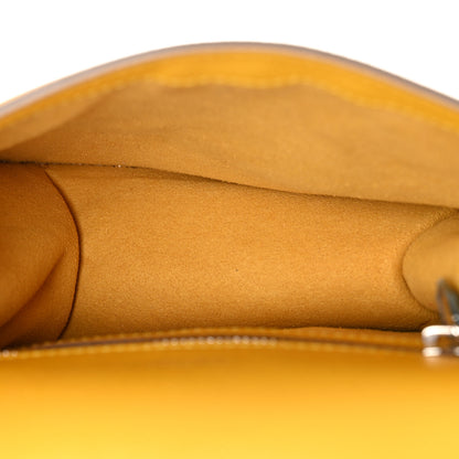 Tom Ford Grained Calfskin Mini T Clasp Tara Crossbody Bag Yellow 5 of 11
