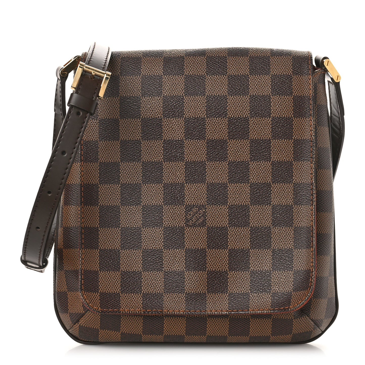 Damier Ebene Musette Salsa Long Strap