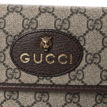 Gucci GG Supreme Monogram Neo Vintage Web Belt Bag Brown 10 of 10