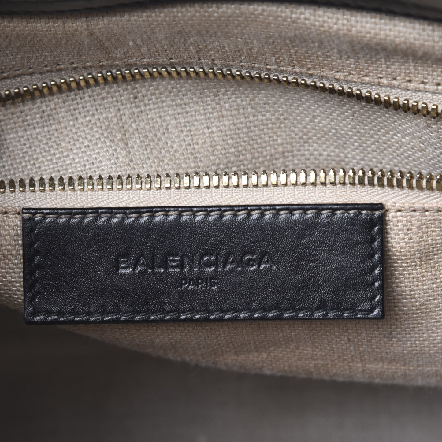 Calfskin Padlock Work S Bag Black