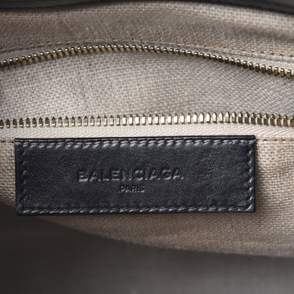 Balenciaga Calfskin Padlock Work S Bag Black 5 of 24