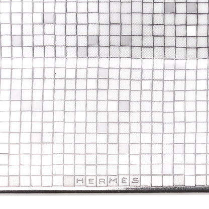 Hermes Porcelain Mosaique Au 24 Platinum Square Plate N°3 5 of 6