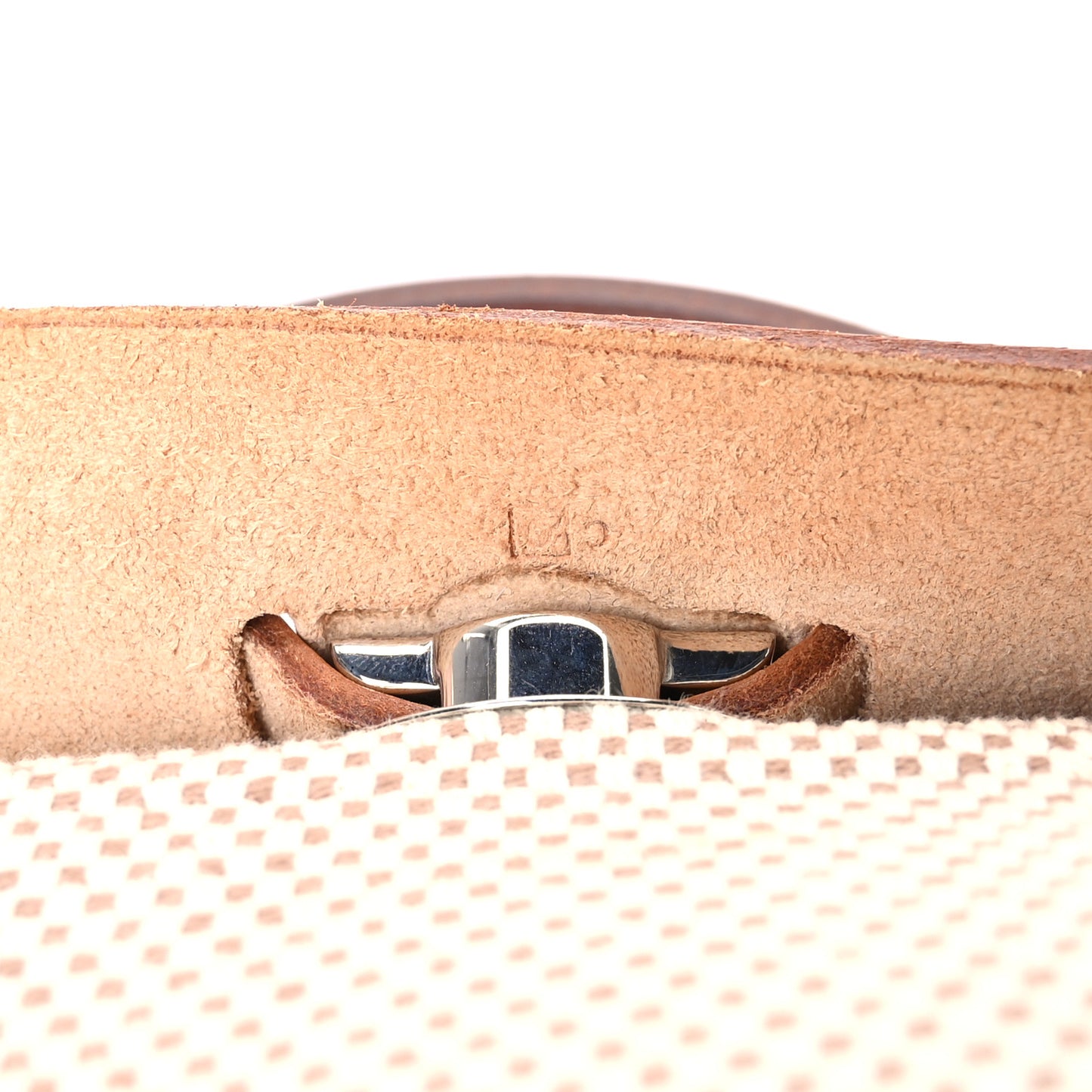 Toile Vache Calfskin Herbag 30 PM Naturel