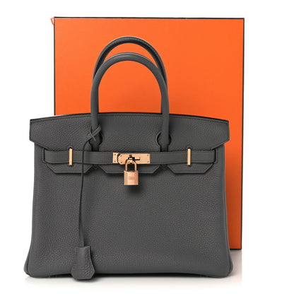 Hermes Togo Birkin 30 Etain 9 of 9