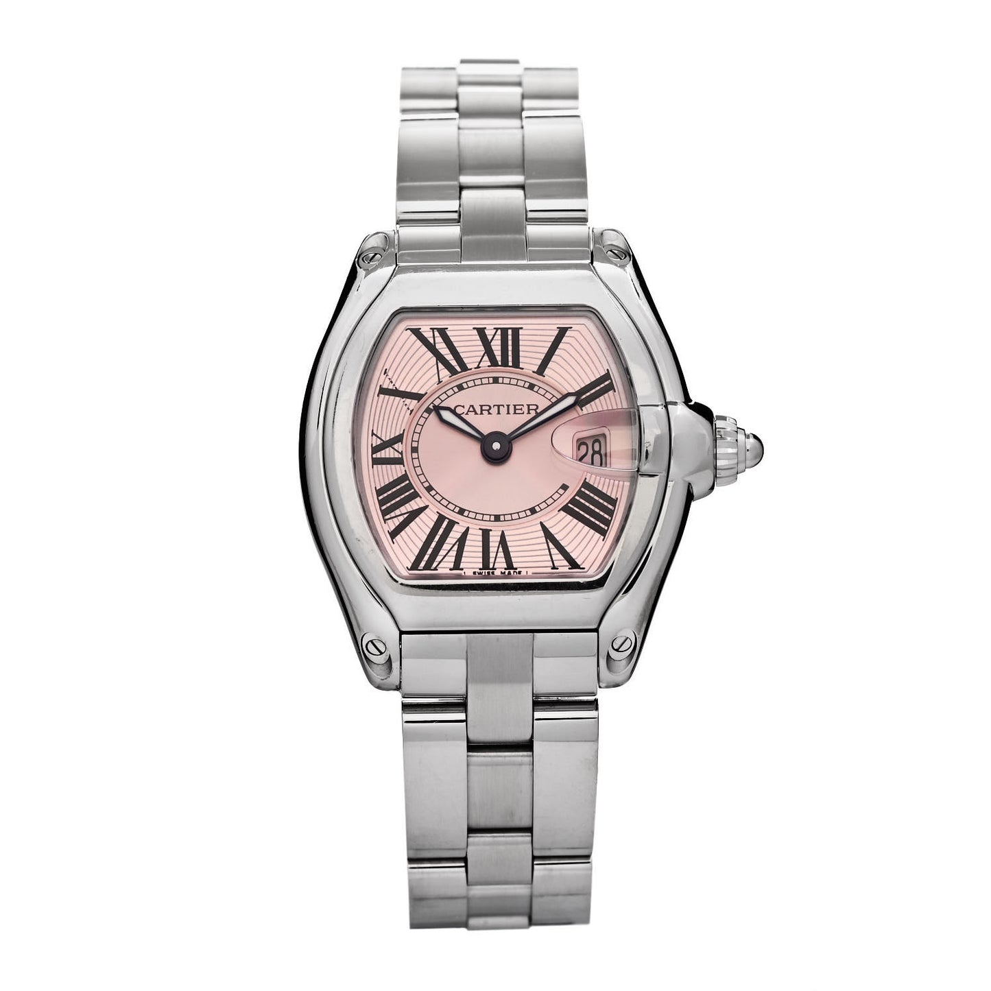 Stainless Steel 31mm Roadster Quartz Watch Pink