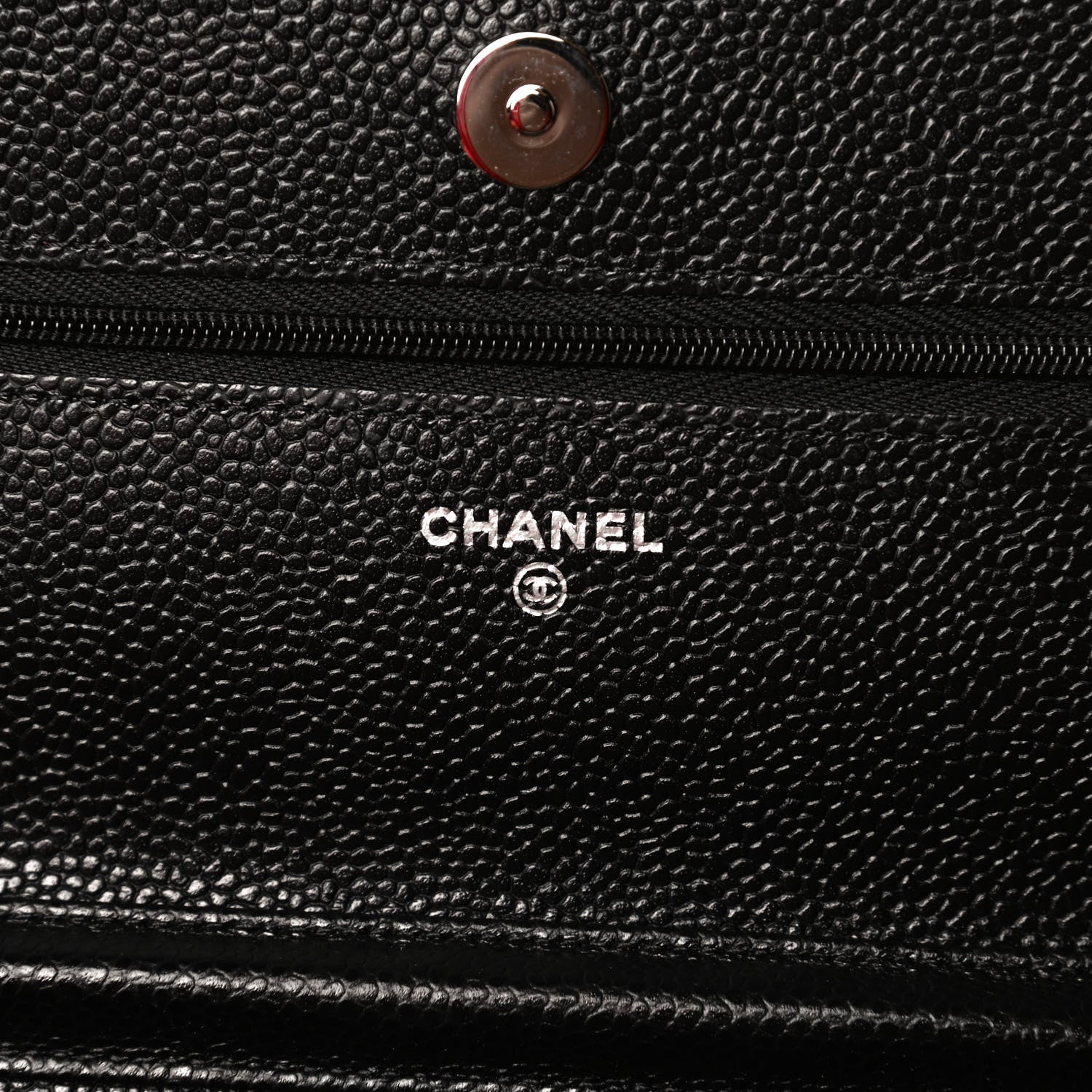 Chanel Caviar Quilted Wallet On Chain WOC Black 6 of 13