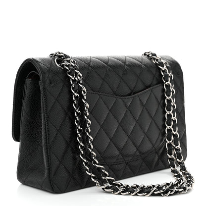 Chanel Caviar Quilted Medium Double Flap Black 3 of 10
