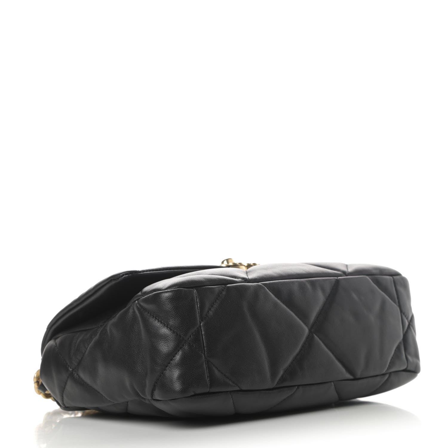 Chanel Goatskin Quilted Medium Chanel 19 Flap Black 4 of 12