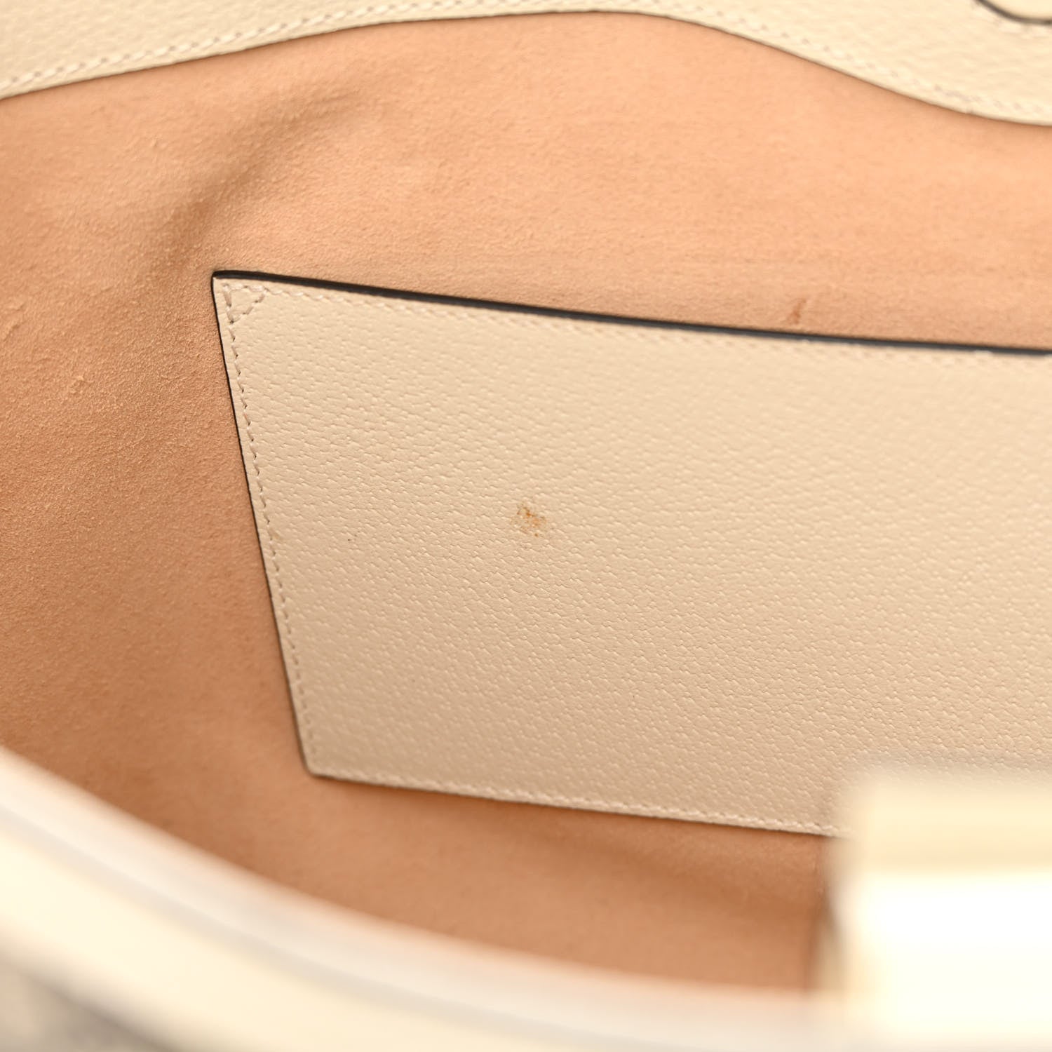 Gucci GG Supreme Monogram Textured Dollar Calfskin Web Medium Ophidia Shopping Tote Beige Ebony Mystic White 8 of 16