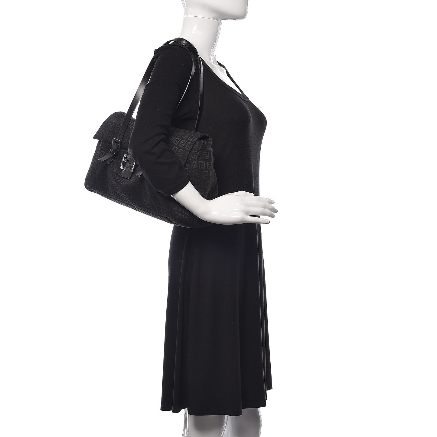 Zucchino Small Shoulder Bag Black
