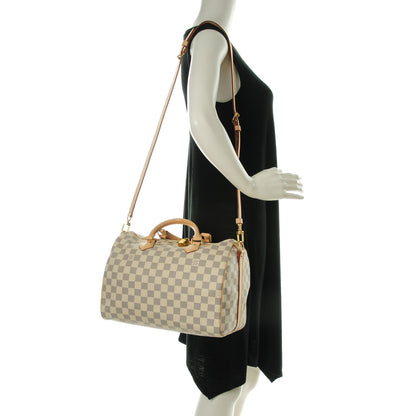 Louis Vuitton Damier Azur Speedy Bandouliere 30 2 of 8