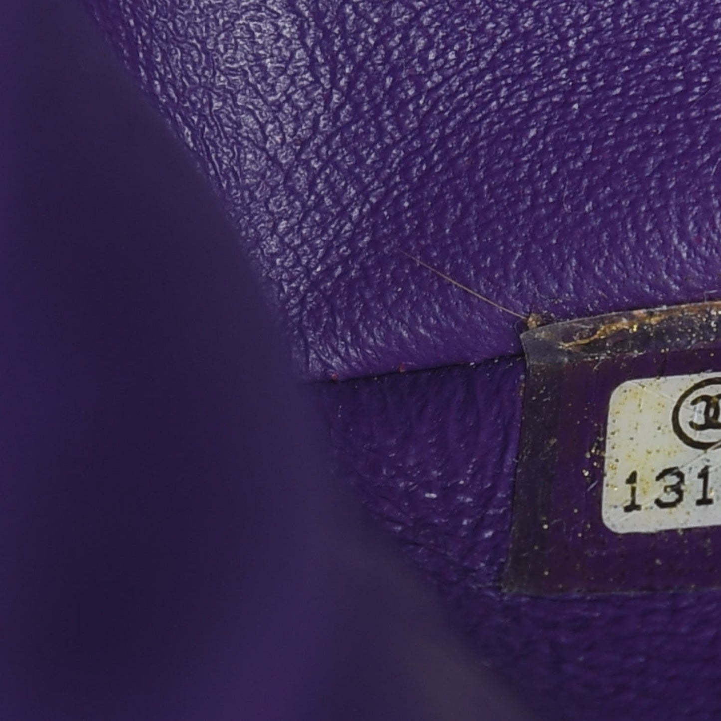 Jersey Quilted Jumbo Single Flap Purple