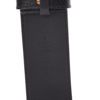 Gucci Textured Calfskin Double G 40mm Belt 85 34 Black 4 of 11