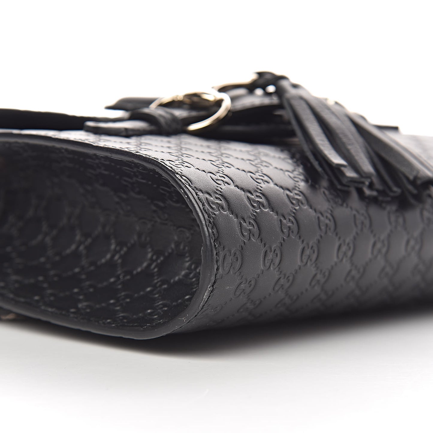 Microguccissima Mini Emily Shoulder Bag Black