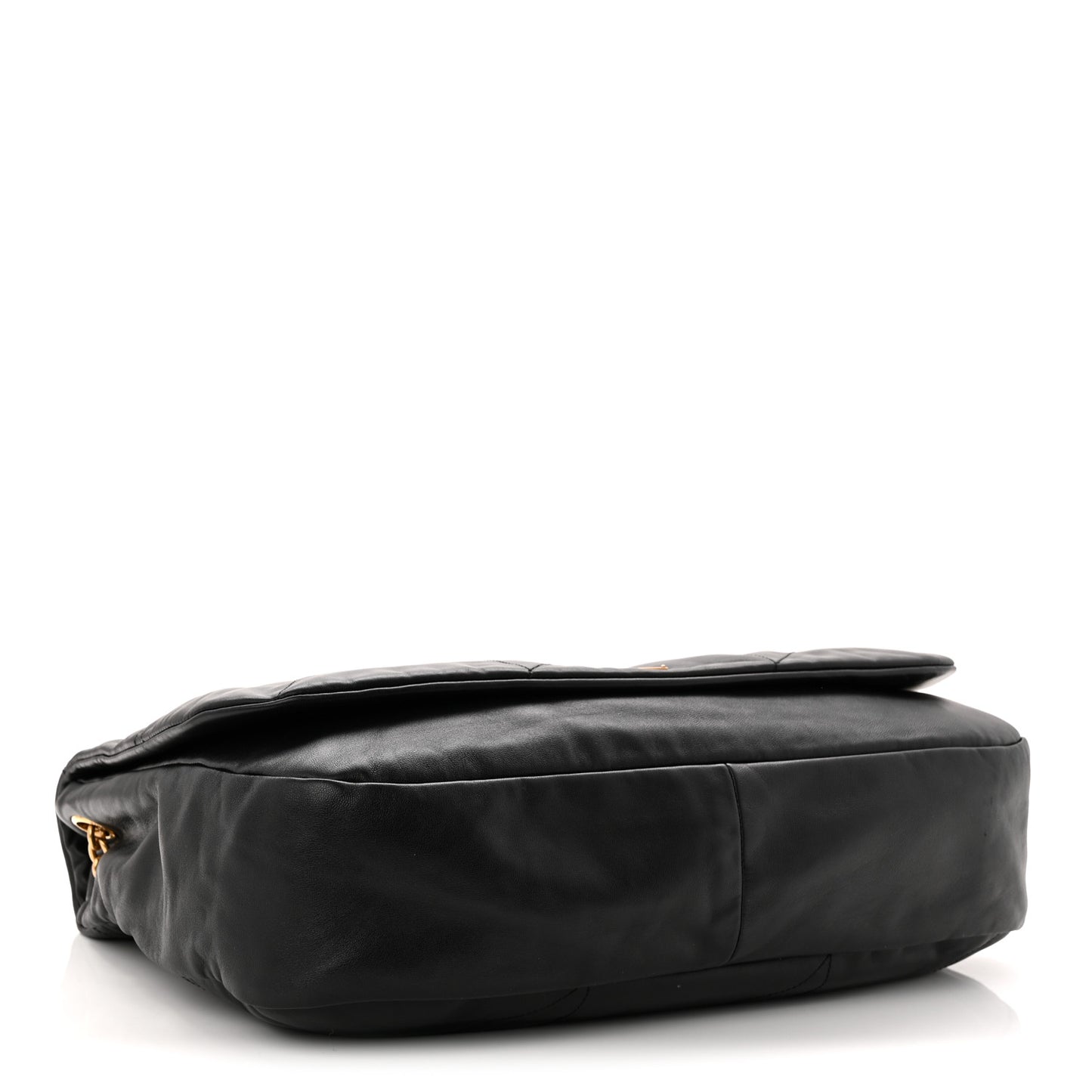 Lambskin Matelasse Monogram Large Jamie 4.3 Black