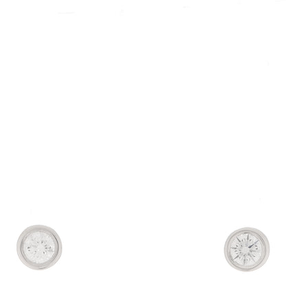 Tiffany Platinum Diamond .28ctw Elsa Peretti Diamonds By The Yard Earrings 1 of 6