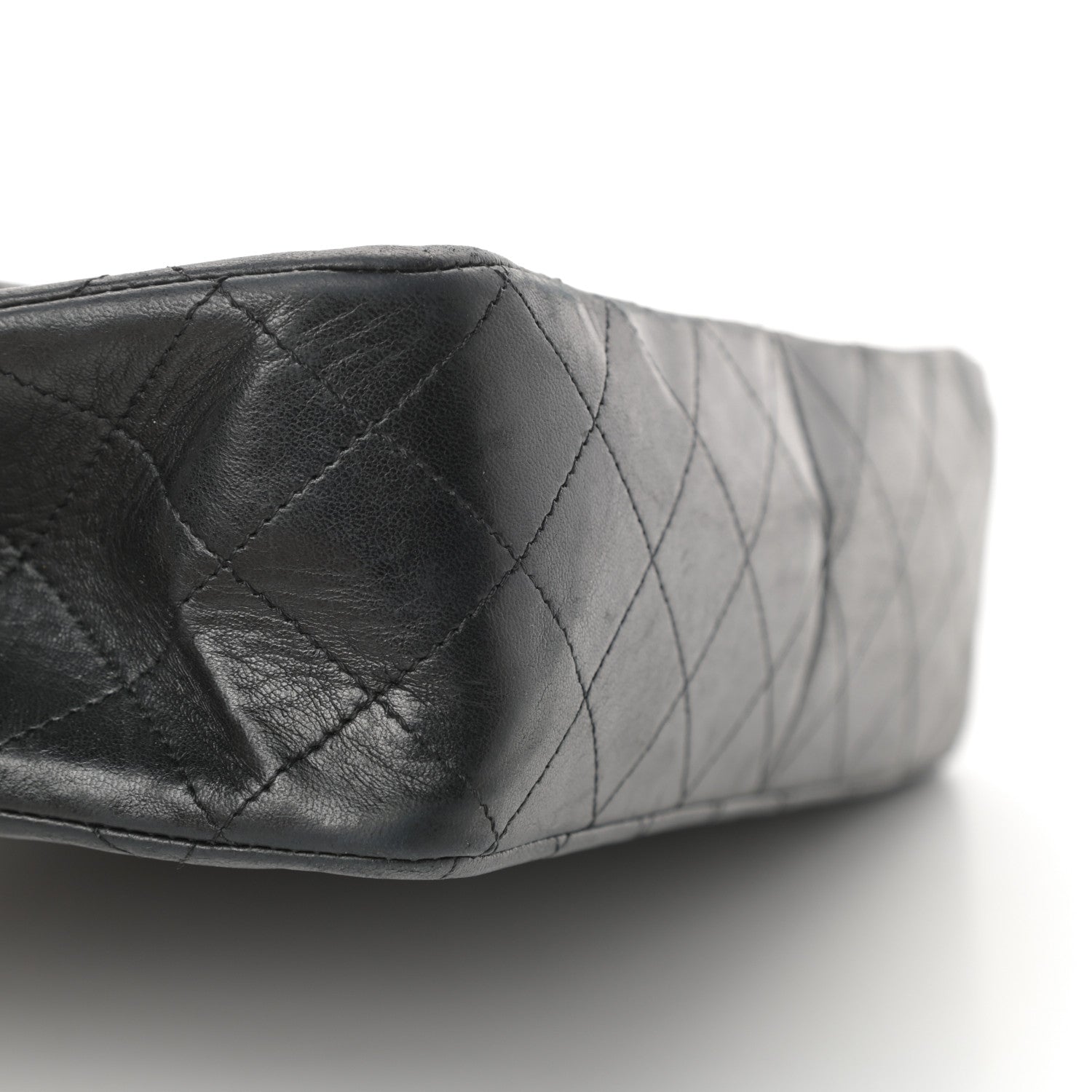 Chanel Lambskin Quilted Medium Double Flap Black 15 of 15