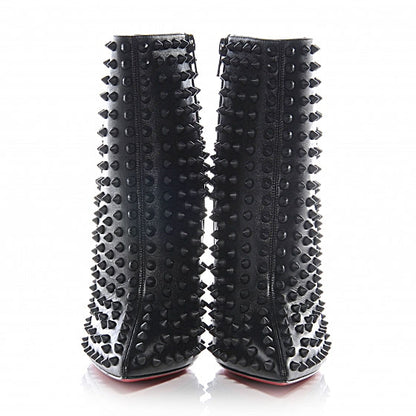 Christian Louboutin Kid Snakilta 120 Booties 38.5 Black 2 of 6