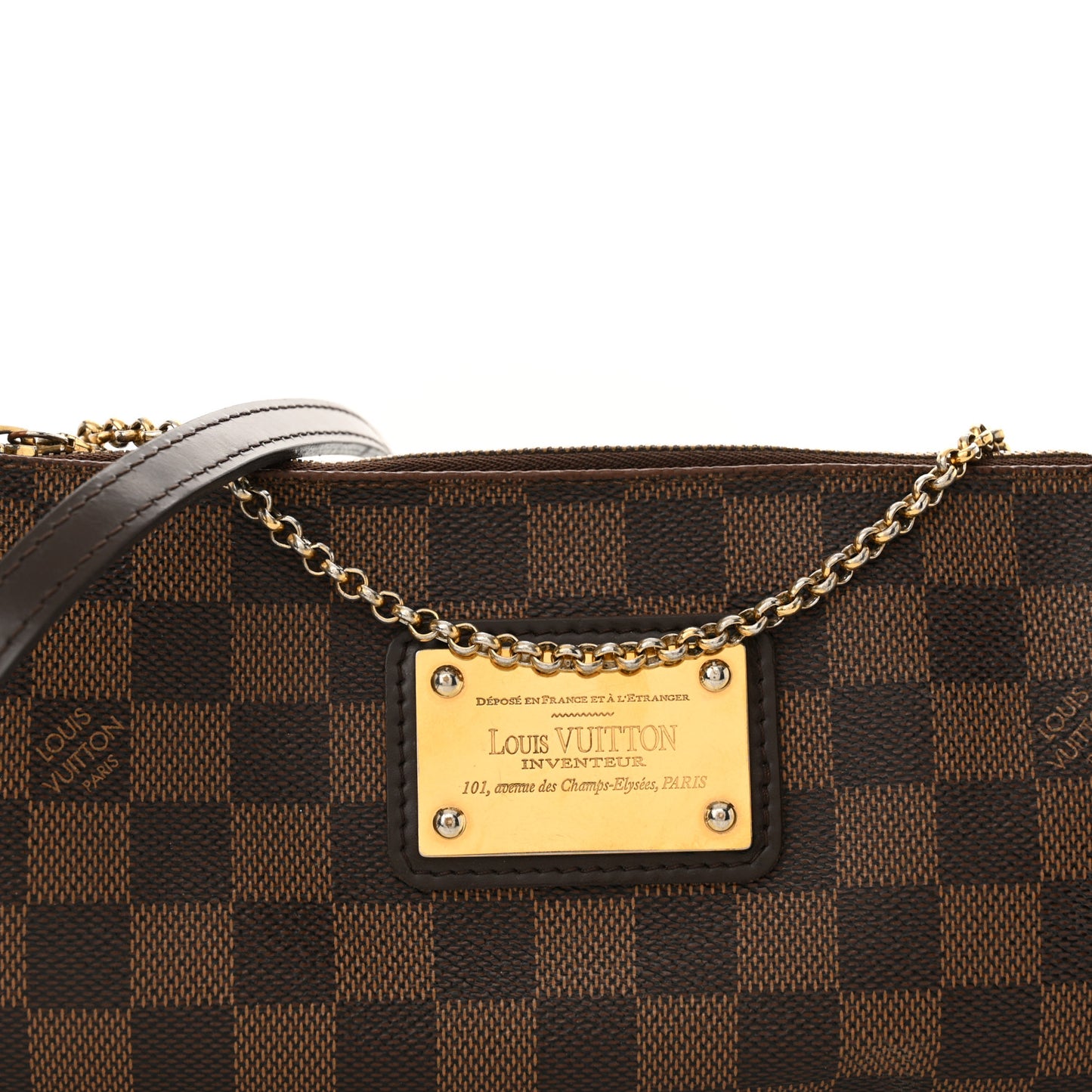 Damier Ebene Eva Clutch